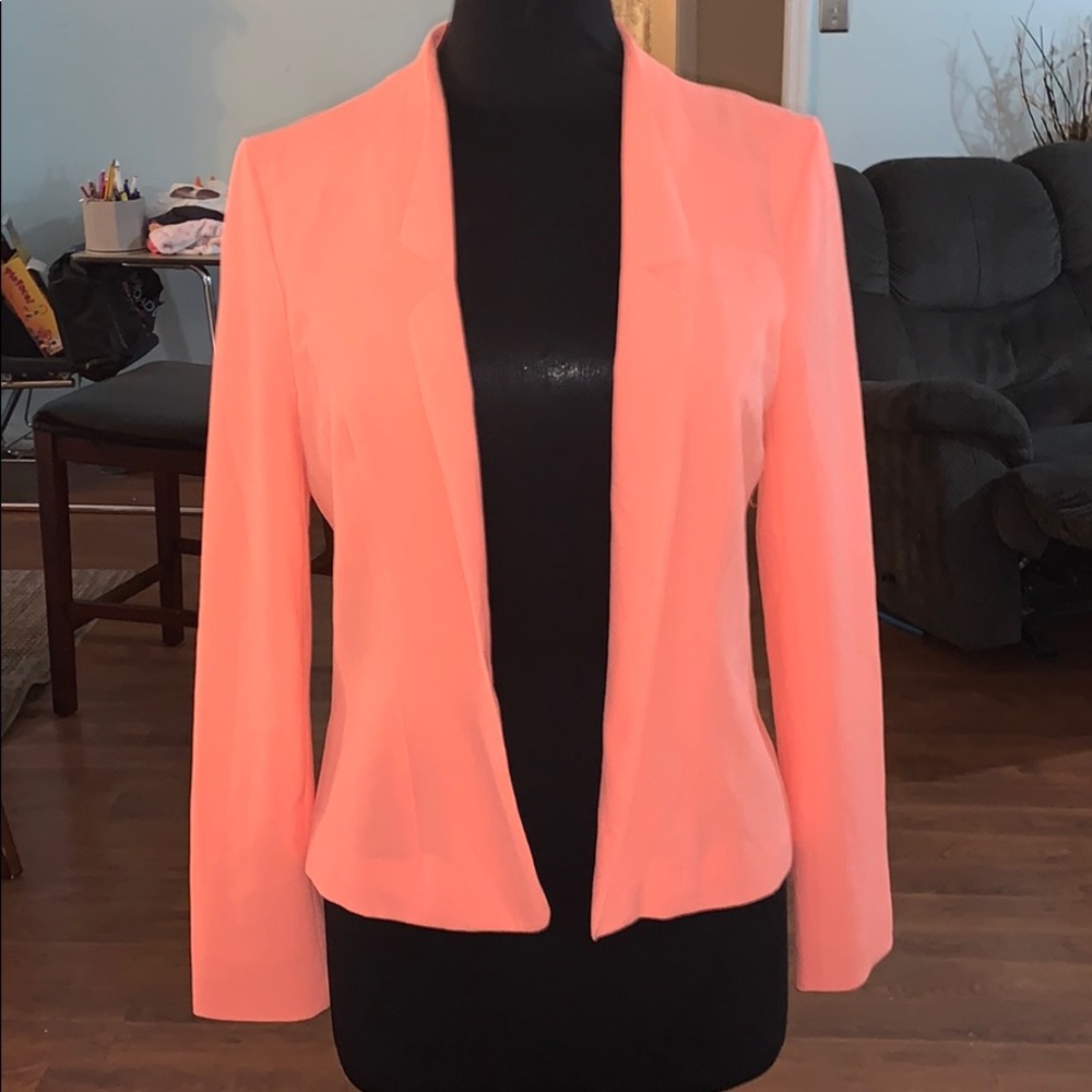 Neon pink blazer